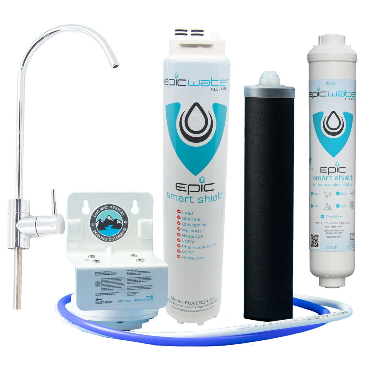 Epic Smart Shield with Dedicated Faucet + Sediment Filter