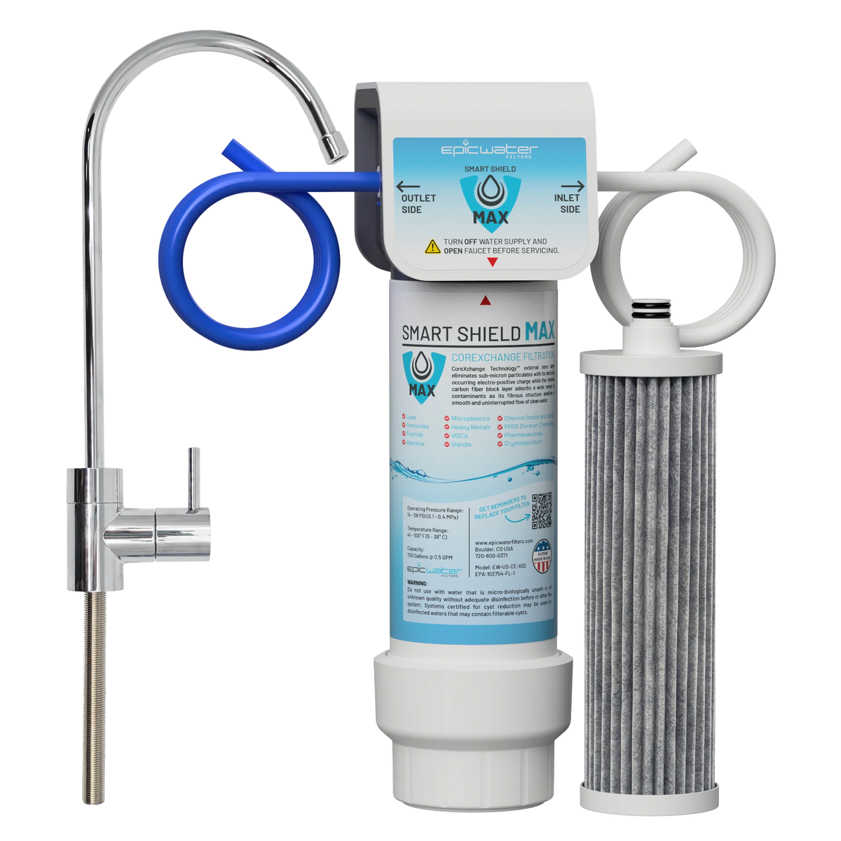 Epic Smart Shield Max with Dedicated Faucet
